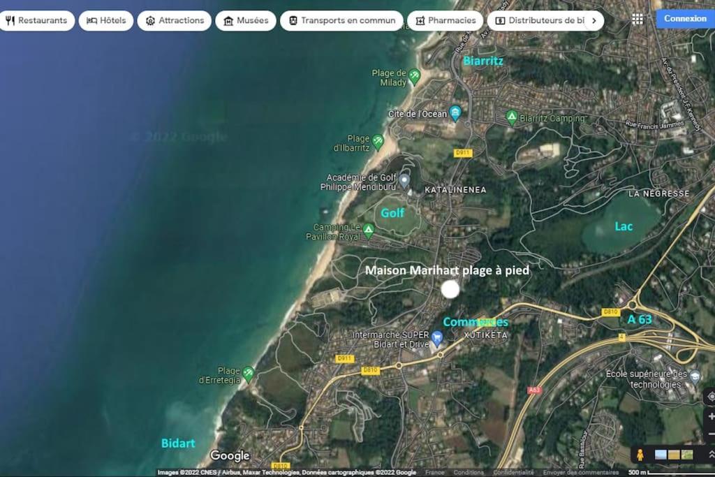 Maison Biarritz Sud - Plages A Pied Bidart